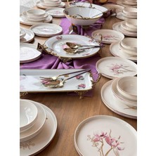 Rossev Yemek Takımı Modern Violet 57 Parça 12 Kişilik