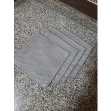 Bir Sürü Eşya 4 Adet Alüminyum Dokulu Bulaşık Bezi