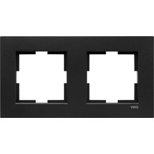 Viko Siyah Novella Ikili Çerçeve (VİKO.92190652)