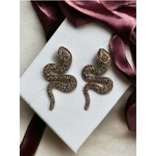 Fayra Accessories Yılan Figürlü Küpe