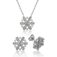 Gümüş Kar Tanesi Kadın Set CSR2181427