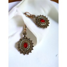 Fayra Accessories Kristal Taşlı Güneş Küpe
