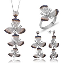 Gümüş Çiçek Kadın Set CSR2182083