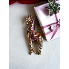 Fayra Accessories Zürafa Figür Broş