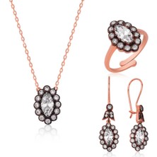 Gümüş Elmas Montür Kadın Set CSR2182086