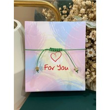 Fayra Accessories Yılbaşı Çam Ağacı Cam Murano Bileklik Yeni Yıl Temalı Christmas Bileklik