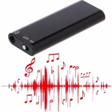 Invıcta Dijital Ses Kayıt Cihazı 48 Saat Kesintisiz Kayıt 16GB Hafıza USB Flash Bellek Mp3 Player Mini Müzik Çalar