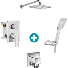 Eca Lia Ankastre Gömme Banyo Bataryası Duş Seti Tüm Parçalar Dahil