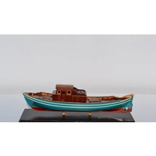 Kamaralı Balıkçı Kayığı Maket Model Gemi (Çırnık)