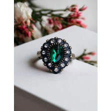 Fayra Accessories Zirkon Taşlı Su Damlası Yüzük