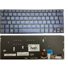 Ni-On Asus ZENBOOK UX301LA-DH71T UX301LA-C4145T Notebook Klavye (Lacivert Aydınlatmalı Tr)