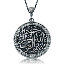 Gümüş Besmele-I Şerif Kadın Kolye CSR2180460