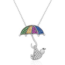 Gümüş Doğan Bebek Kolye CSR2180836