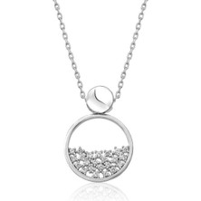 ​Gümüş Çiğ Damlası Kadın Kolye CSR2181181