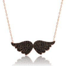 Gümüş Melek Kanadı Kadın Kolye CSR2180130