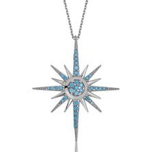 Caseras Gümüş Kutup Yıldızı Kadın Kolye CSR2185387