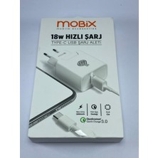 Mobix 18 Watt Type-C USB Hızlı Şarj Aleti