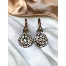 Fayra Accessories Kristal Taşlı Elmas Montür Küpe