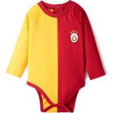 Galatasaray  Lisanslı Parçalı Uzun Kol Bebek Body Zıbın