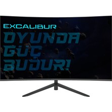 Casper Excalibur M.E315FHD-G 31.5" 260HZ 1MS 400NIT (HDMI+Display) Curved Freesync + G-Sync FHD Monitör