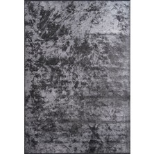 Royal Halı Alanis QG02A Antrasit Pamuk Akrilik Yumuşak Silinebilir Modern Kilim Halı