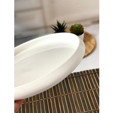 Acar Bianco Perla Yuvarlak Tabak 20X2.5 cm
