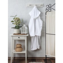 Verodis Italian Style Pamuklu Kadife Kapüşonlu Unisex Bornoz