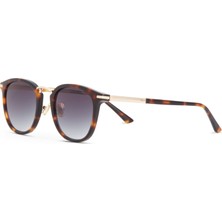 Cerruti 1881 Cr 80081 Oval Havana - Altın Erkek Güneş Gözlüğü