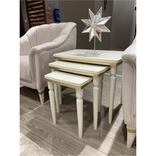 Akset 3Lü Lüx Zigon Krem Gold
