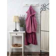 Verodis Italian Style Pamuklu Kadife Kapüşonlu Unisex Bornoz