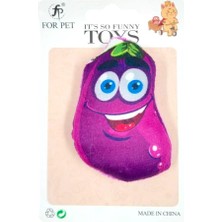 Sevimli Patlıcan Kedi Oyuncağı