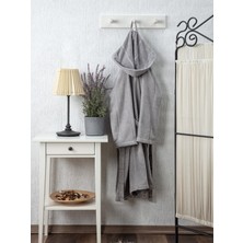 Verodis Italian Style Pamuklu Kadife Kapüşonlu Unisex Bornoz