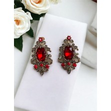 Fayra Accessories Kristal Taşlı Elmas Montür Küpe