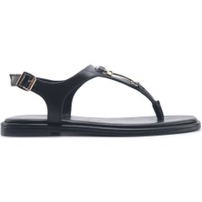 Nine West Ophelıa  5fx Siyah Kadın Düz Sandalet