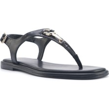 Nine West Ophelıa  5fx Siyah Kadın Düz Sandalet