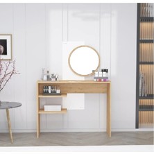 Dekoratif Aynalı Modern Makyaj Masası