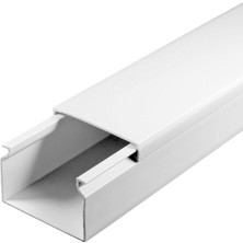 40X25 Yapişkan Bantli Pvc Kablo Kanali - 1 Boy 2 Metre (Pak̇:25 Boy:50 Metre)