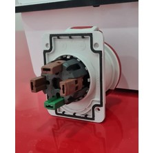 Schneider Electric Pratika Düz Makina Prizi, - Hızlı Bağlantı - 4*16A - 3p + E - 380...415 V Ac