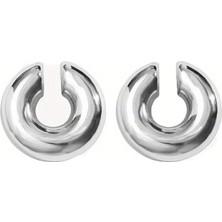 Begin Aksesuar Chunky Kıkırdak Silver Küpe