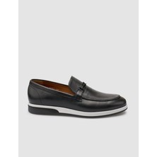 Cabani %100 Hakiki Deri Siyah Erkek Loafer