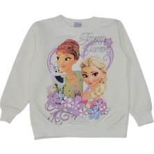 Demir Kids Kız Çocuk Elsa Desenli Uzun Kollu Pamuklu Mevsimlik Pijama Takımı