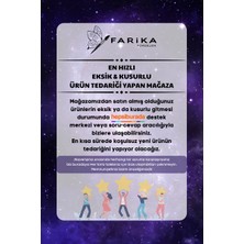 Farika Porselen Beliz 6'lı Porselen Çay Tabağı Seti