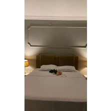 Otel Tipi 10 Adet Tek Çarşaf, Çift Kişilik 83 Tel Çizgili Saten  Pamuk 240 x 280