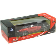 Model Car 1:22 Ölçek Uzaktan Kumandalı Bugatti Veyron Ful Fonksiyon Kırmızı
