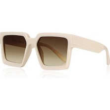 Kinary Unisex Güneş Gözlüğü Krem Parlak 2024