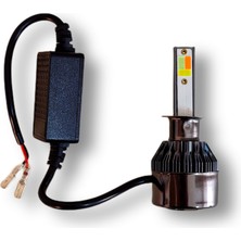 F30 3 Renk H1 LED Xenon  Pembe Buz Mavi Beyaz (Çakarlı) 12V 15000 Lümen