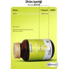 Nondo Biotin 5000 Mcg 30 Kapsül - Saç Ve Tırnak Vitamini