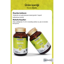 Nondo Biotin 5000 Mcg 30 Kapsül - Saç Ve Tırnak Vitamini