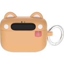 Youxuan Sevimli Hayvan Şekillendirme Silikon Airpods Pro/pro2 Bluetooth Kulaklık Seti Için (Yurt Dışından)