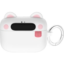 Youxuan Sevimli Hayvan Şekillendirme Silikon Airpods Pro/pro2 Bluetooth Kulaklık Seti Için (Yurt Dışından)